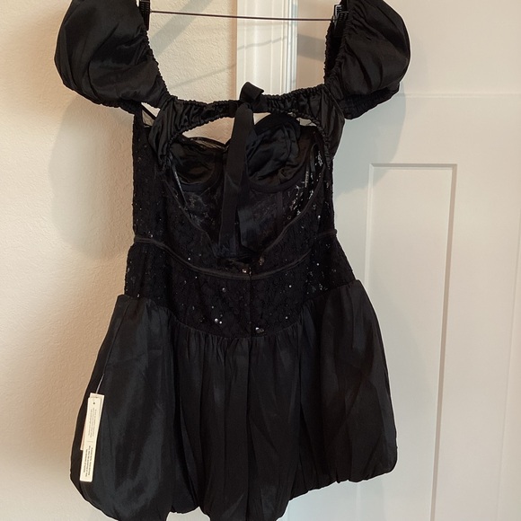 For Love and Lemons Bubble Hem Mini Dress Anthropologie - Picture 11 of 16